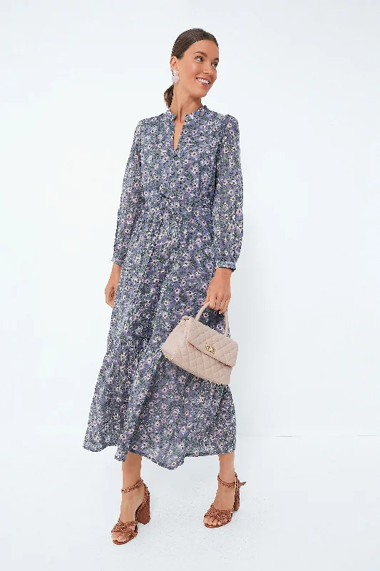 Midnight Wildflower Organic Frances Dress 3 Women's Clothing For Holiday Travel