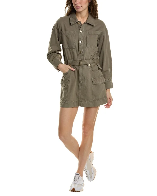 DL1961 Coletta Linen-Blend Shirtdress Relaxed Fit Women's Fashion