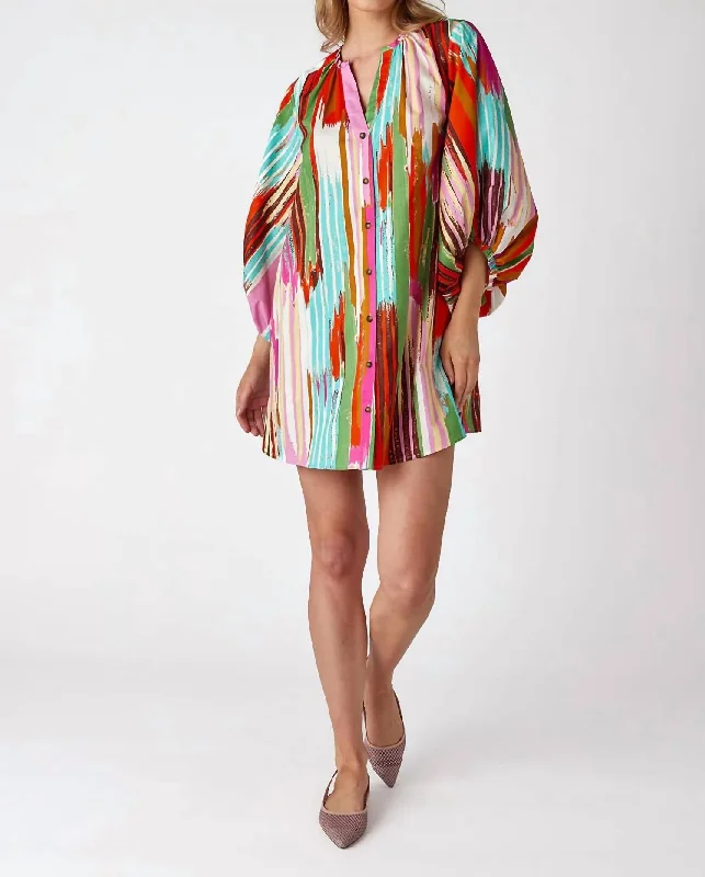 Liv Dress In Vintage Ikat Women's Cozy Clothes