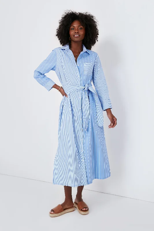 Blue Stripe Chessie Dress Clothes For Woman