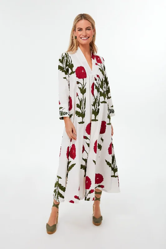 Red Poppy Krait Kaftan Flash Sales Today