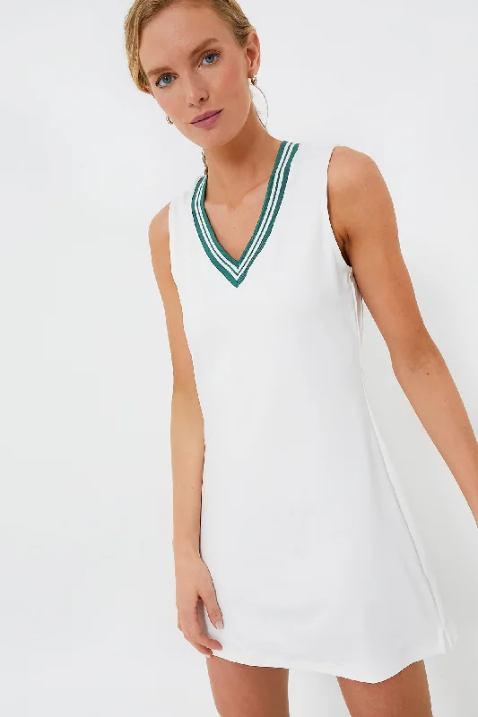 White Suzanne Tennis Dress Trendy Casual Outfits