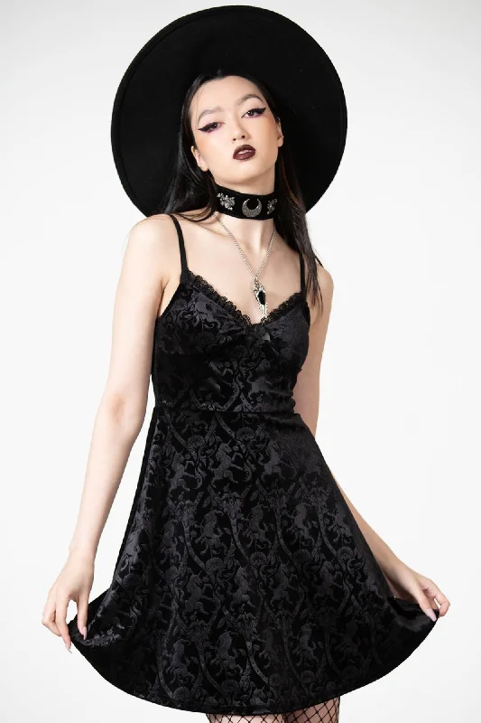 Mistress Of Mayhem Skater Dress [B] Women's Clothes