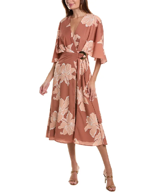 Hutch Lilita Midi Wrap Dress Online Boutique Clothing