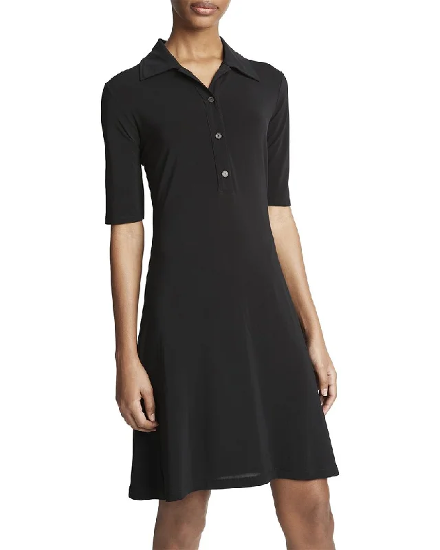 Vince Elbow Sleeve Polo Shirtdress Online Boutiques Clothing