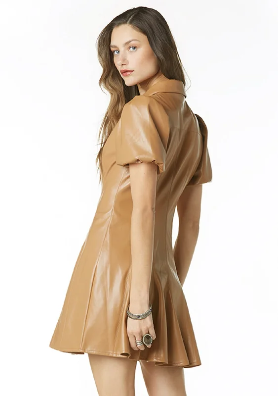 Thora Vegan Leather Dress - FINAL SALE Women's Casual Attire