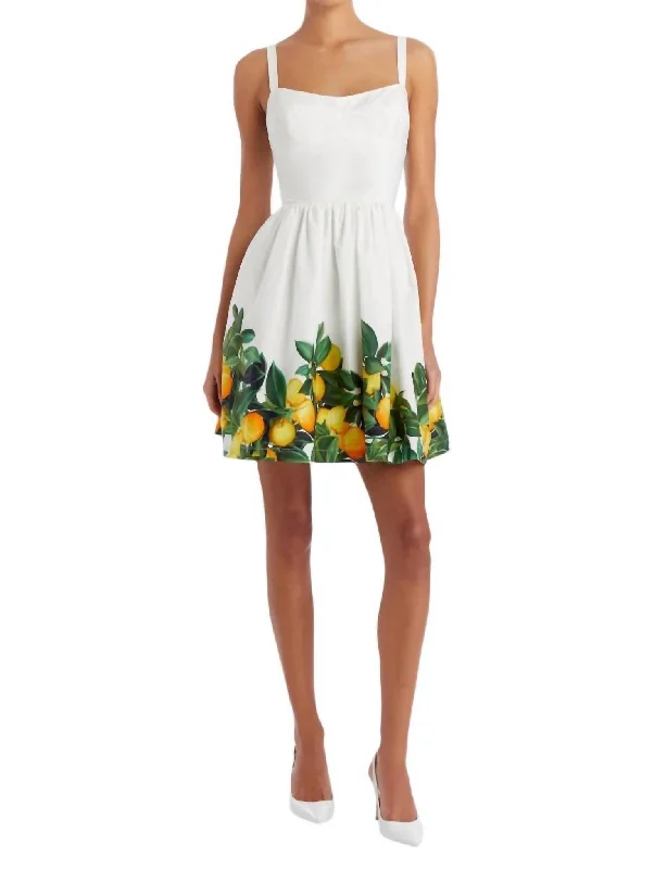 Napoli Dress In Lemonhead Chic Clothing For Women