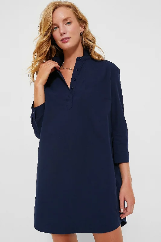 French Navy Polly Dress End Of Season Sale Clothing