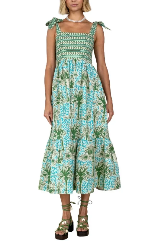 Doe Dress In Island Palm Sale On Clothing