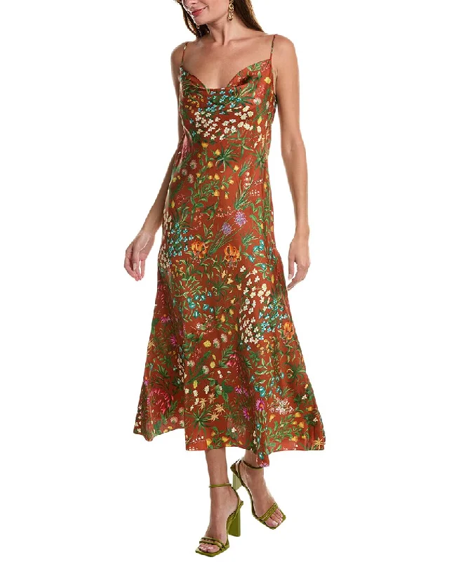 Oscar de la Renta Silk Slip Dress End Of Season Sale Clothing