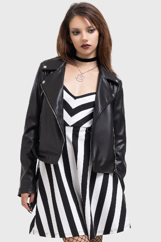 Stripe O Negative Dress Women's Night-Out Clothes