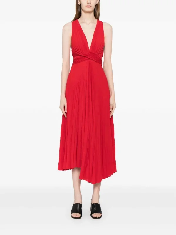 Everly Dress In Rouge Flash Sale Online