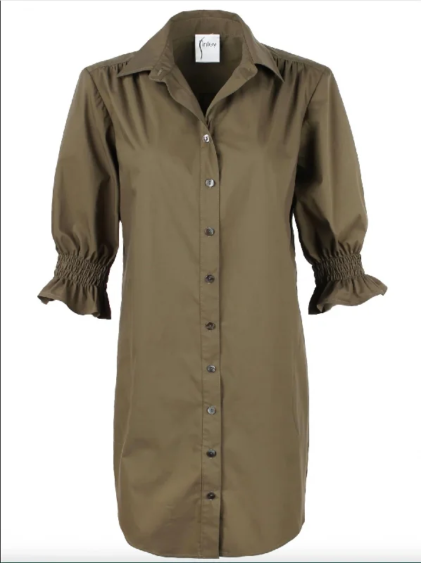 Women's Miller Dress In Olive Women's Comfortable Apparel