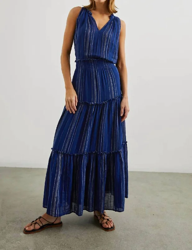 Loulou Dress In Noja Stripe Clothes For Woman