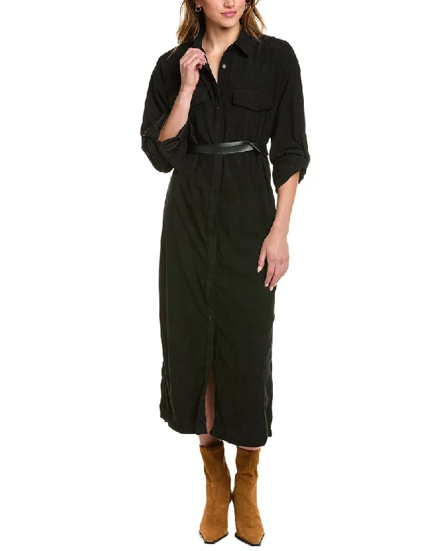 MARION Corduroy Midi Shirtdress Women's Clothing Sale Online