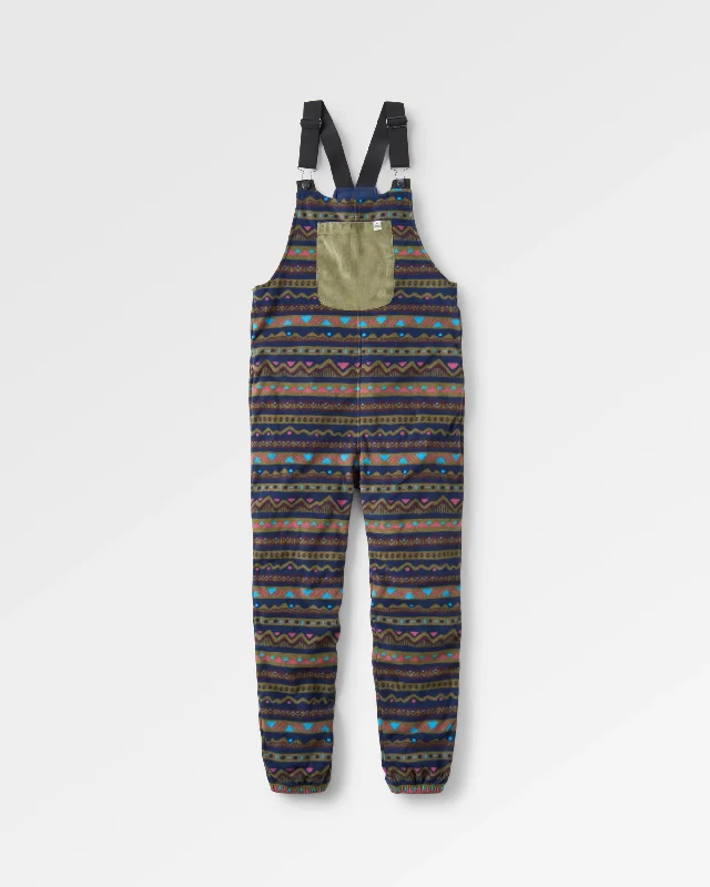 Ace Recycled Polar Fleece Overalls - Mountain Geo Multi Women's Party Clothes