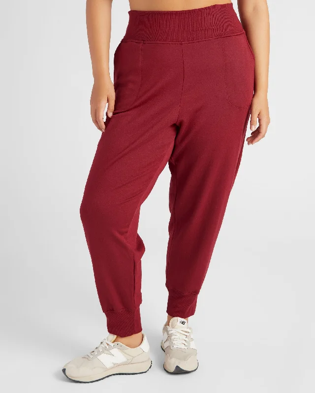 Plus Size Flex Flat Front Jogger Charming Women's Outfit For Special Occasions