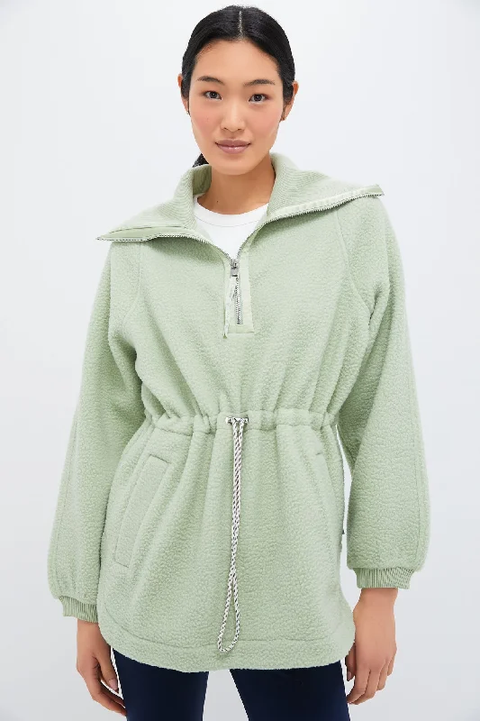 Snow Sage Parnel Half Zip Fleece Best Online Women's Boutiques