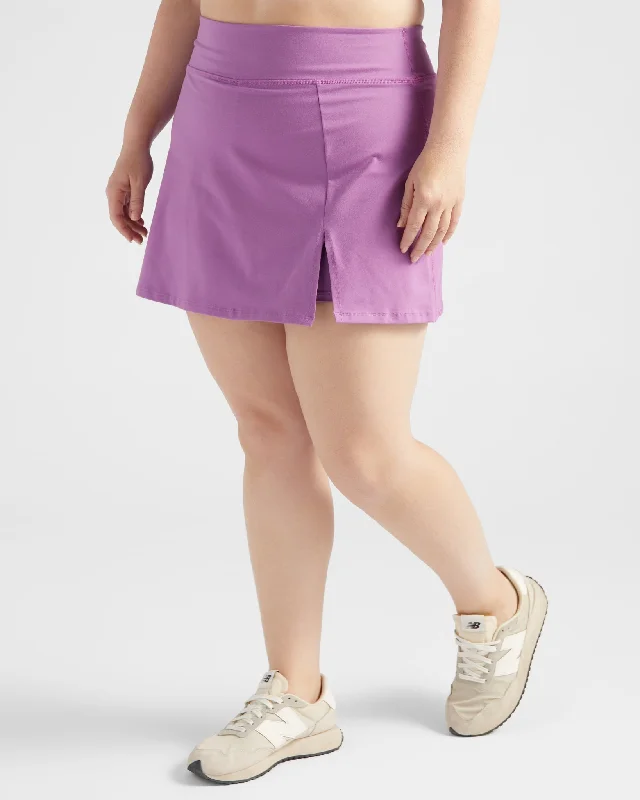 Plus Size Spacedye Skort Comfortable Loungewear for Women