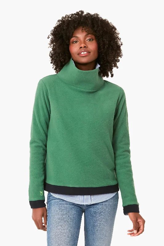 Exclusive Jaguar Green Navy Colorblock Park Slope Women's Clothes Online Shopping