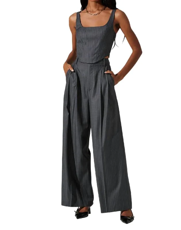 Milani Pants In Fossil Grey Best Online Boutiques For Women