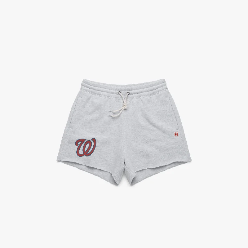 Women's Washington Nationals Jersey Logo '11 Sweat Shorts Women's Clothing Sets