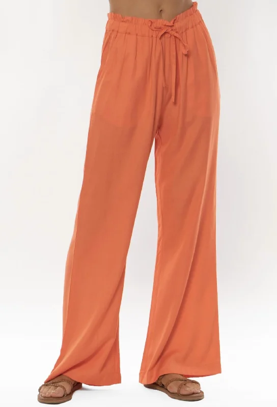 Fiona Woven Pants In Afterglow Women's Resort Attire