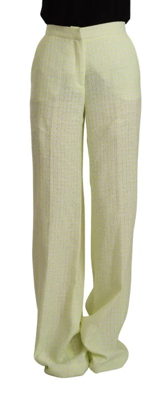 MSGM High-Waist Straight-Leg Chic Women's Trousers Business Casual Outfits