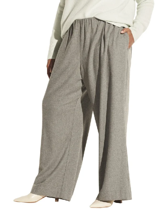 Vince Flannel Wool-Blend Pant Women's Activewear Attire