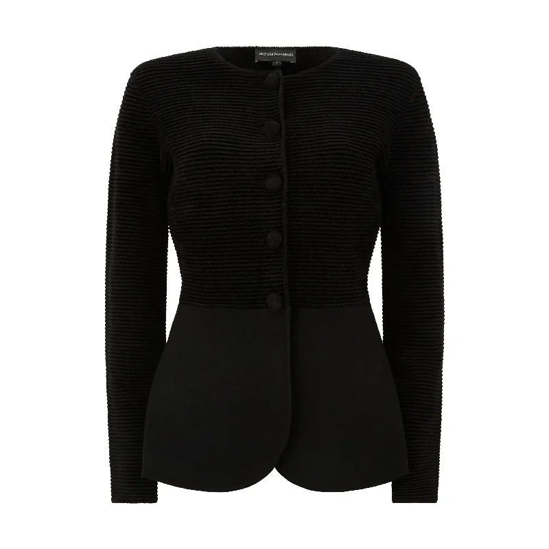 Tailored Ottoman Jacket Women's Comfortable Clothes For Weekends