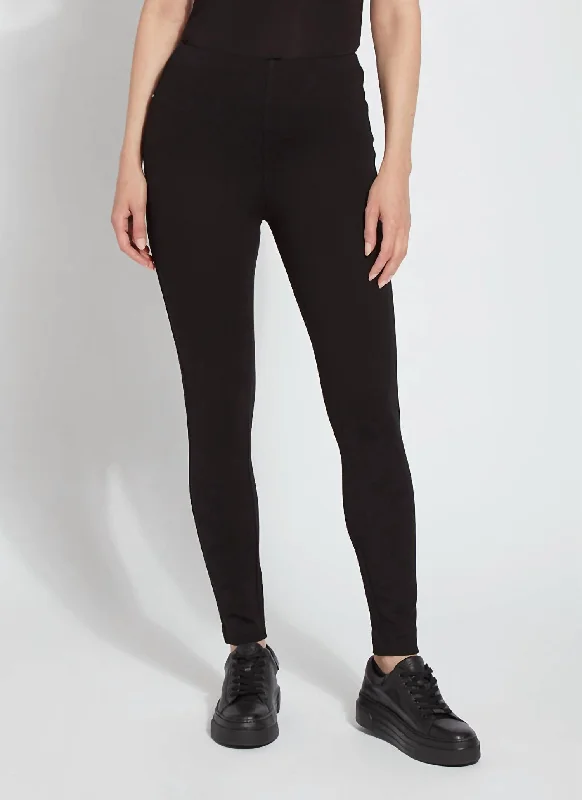 Ponte Toothpick Legging In Black Women's Office Outfit