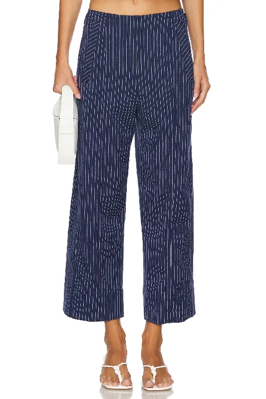 Acadia Trouser In Blue Combo Extreme Clearance Deals