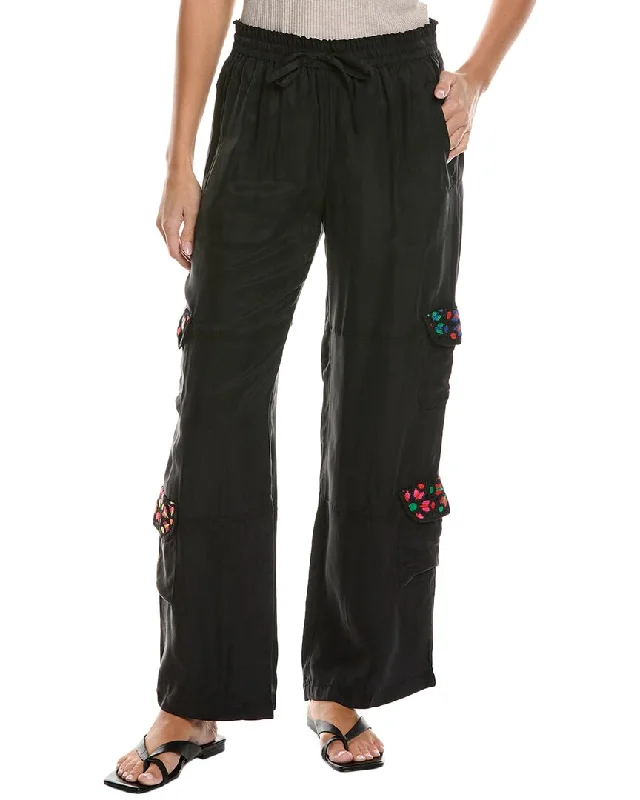 Johnny Was Phillis Crochet Pant Women's Evening Garments