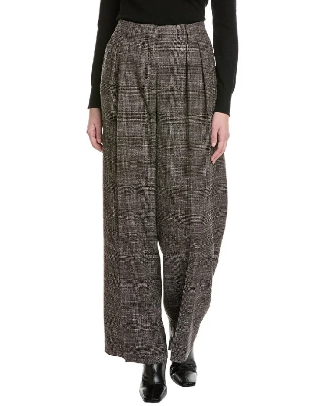 Kenneth Cole Pleated High-Rise Wide Leg Pant Women's Professional Attire