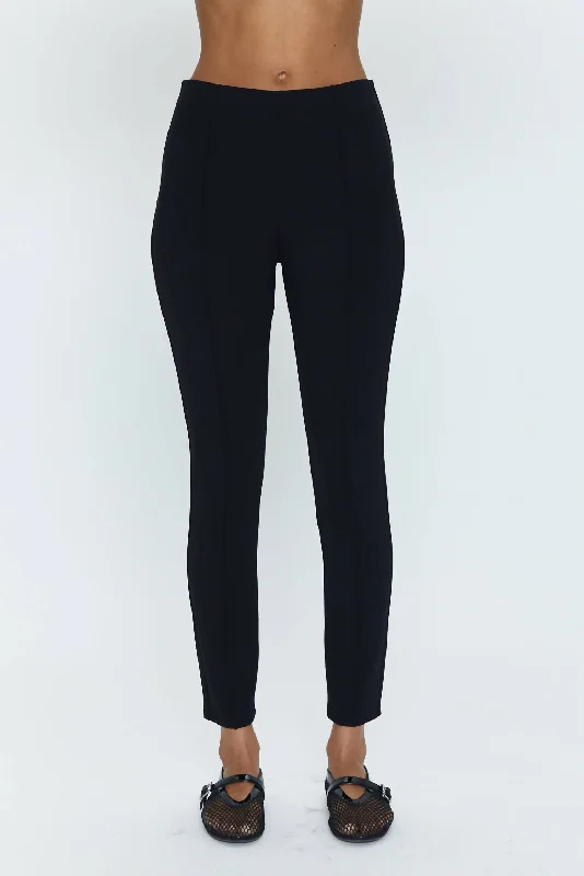 Women's Aline High Rise Pull On Pant In Black Women's Effortless Casual Outfit