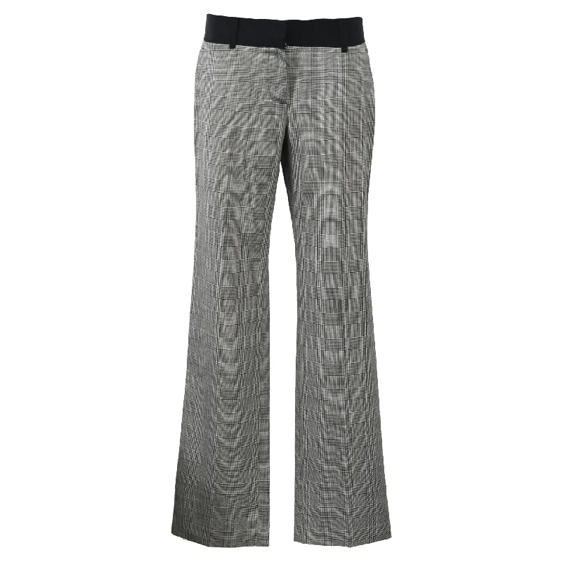 Dolce & Gabbana Check Trousers in Grey Wool Top 10 Women's Online Clothing Stores