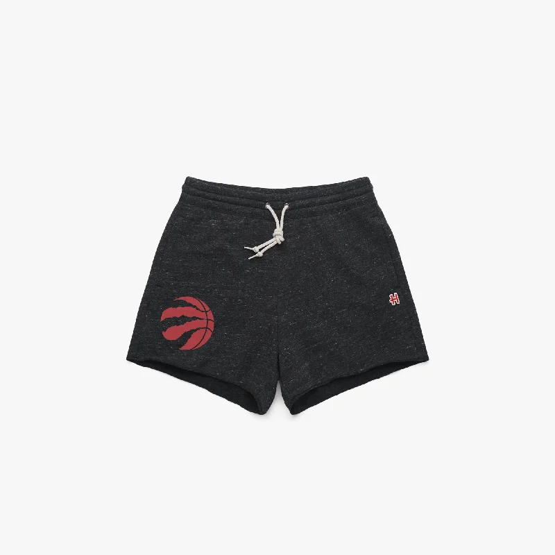 Women's Toronto Raptors Logo Sweat Shorts Formal Clothing For Women