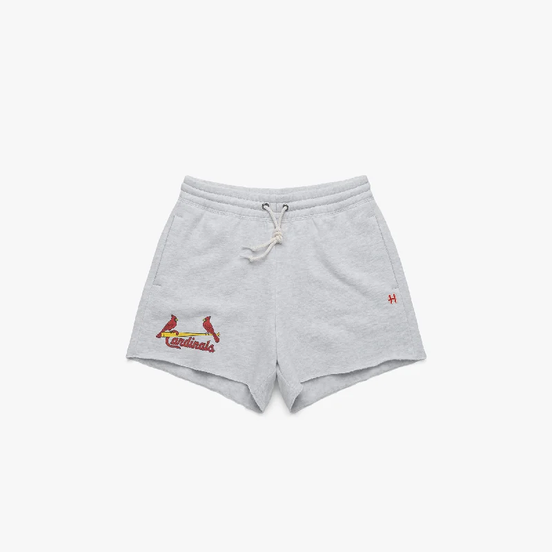 Women's St. Louis Cardinals Jersey Logo '99 Sweat Shorts Women's Comfortable Apparel