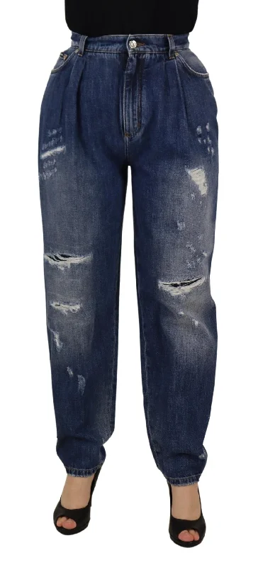 Dolce & Gabbana High Waist Skinny  Jeans - Chic  Women's Washed Chic Clothing For Women