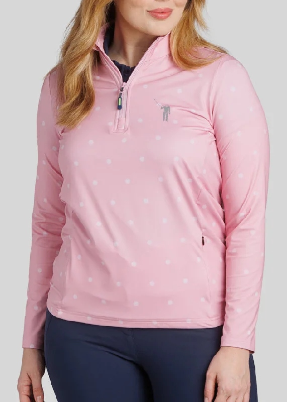 Divot Dots Women's Chip Shot Pocket Pullover Sales For Clothes