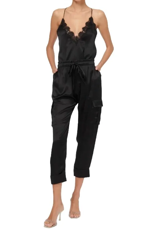 Carmen Cargo Pant In Black Women's High-End Clothing