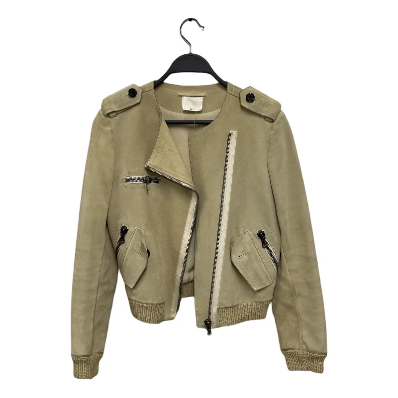 3.1 phillip lim/Jacket/Leather/CRM Trendy Women's Fashion