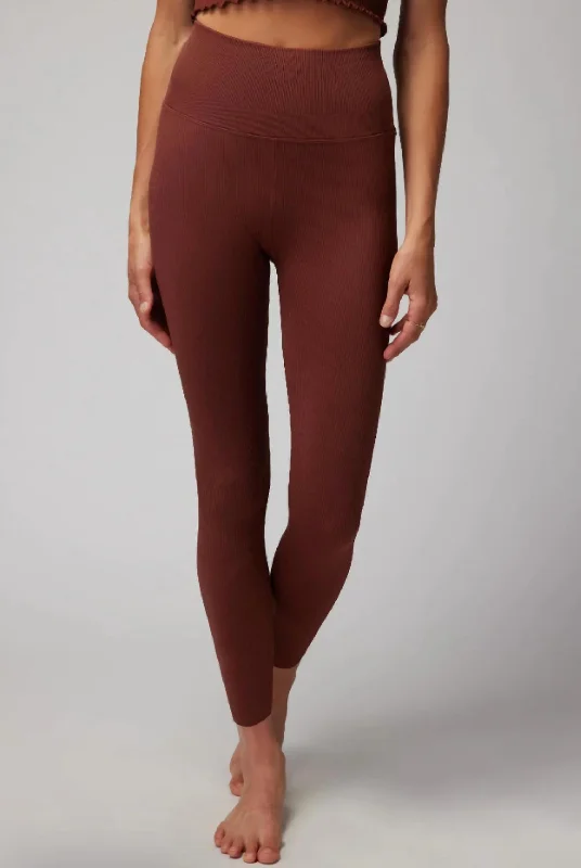 Love Sculpt Legging In Burgundy Cheap Women's Clothing Online