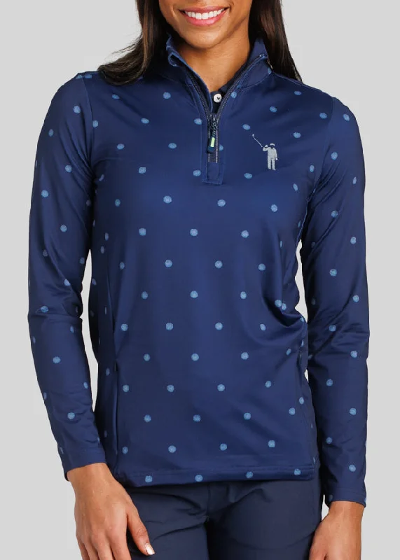 Divot Dots Women's Chip Shot Pocket Pullover Sale On Sale