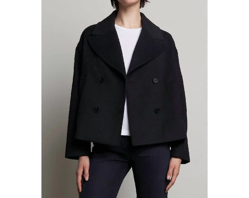 Westwood Peacoat In Black Designer Women's Fashion Online