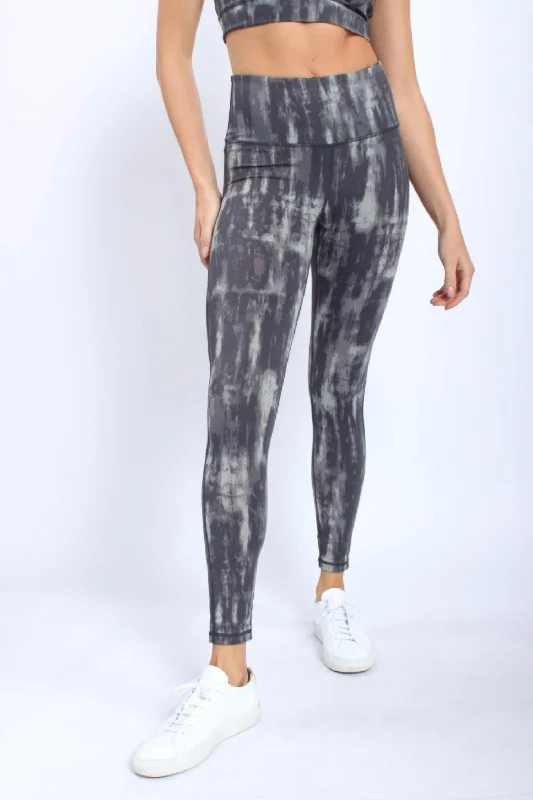 Lakewood Watercolor Legging In Slate Sage Affordable Trendy Clothes For Women