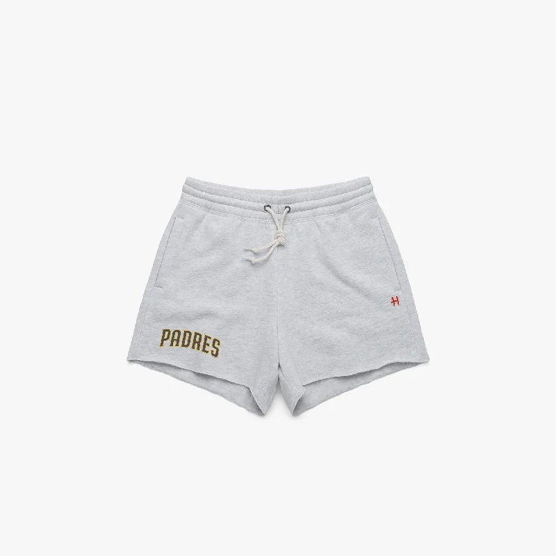 Women's San Diego Padres Jersey Logo Sweat Shorts Women's Versatile Apparel