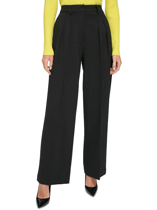 Womens Pleated High Rise Wide Leg Pants Women's Online Boutique