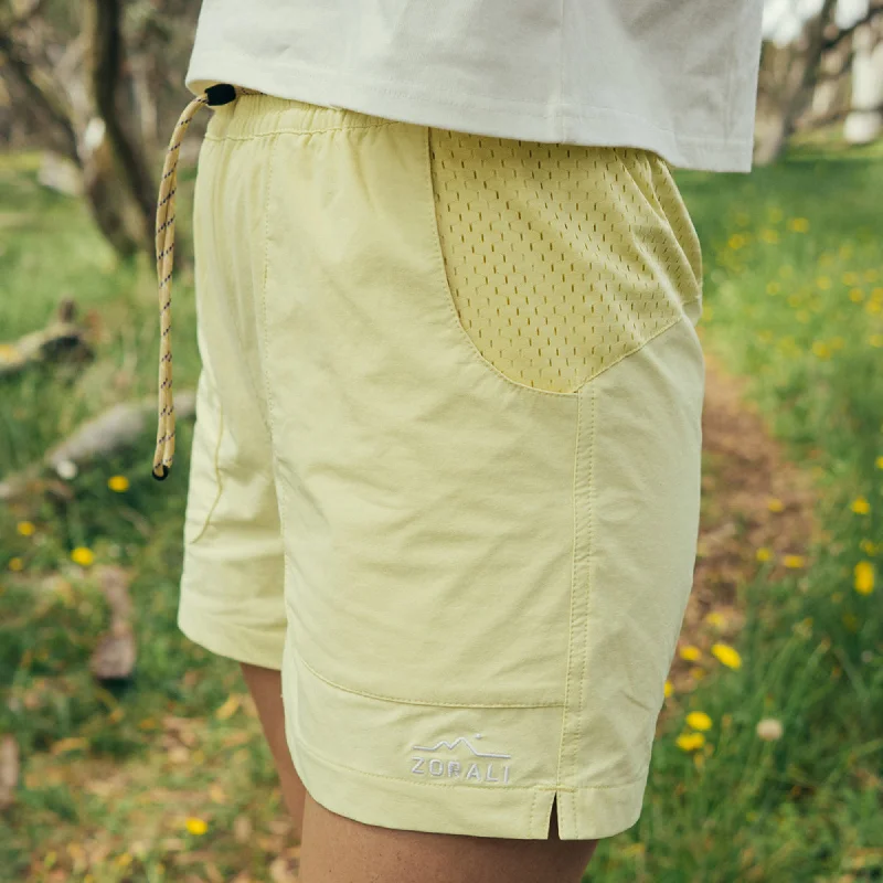 Womens Trail Shorts Lemon Women's Sporty Clothes