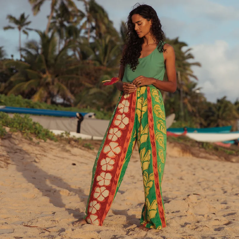 Long Wide Leg Pants - Aloha 'Aina Outlet Clothing